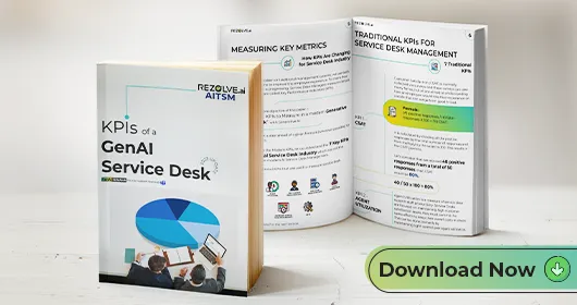 KPIs of a GenAI Service Desk, ebook cover
