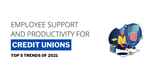 Top 5 Trends for Employee Support and Productivity For Credit Unions, ebook cover
