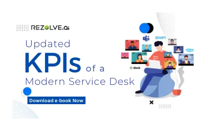 Updated KPIs Of a Modern Service Desk In 2021, ebook cover